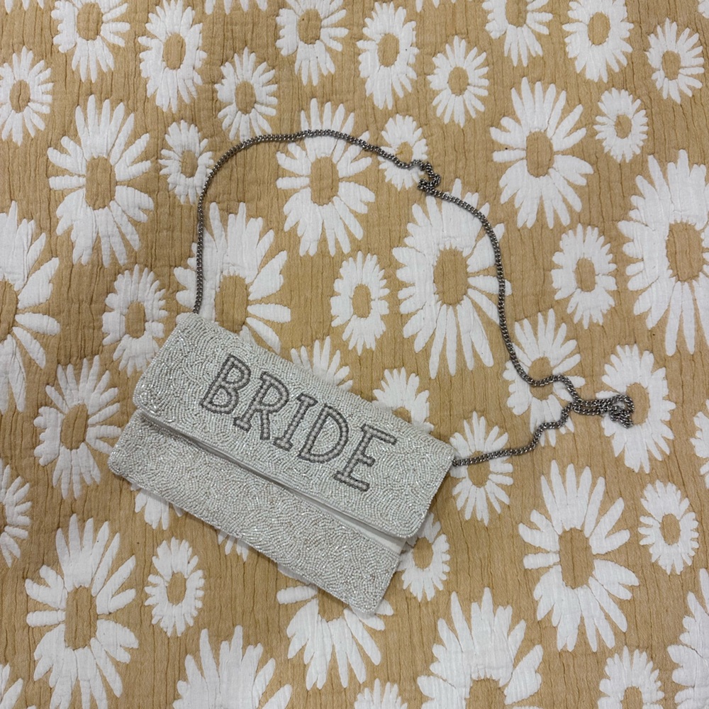 Elegant Bride Beaded Clutch